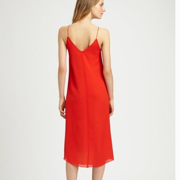 T by Alexander Wang Silk Crepe Midi Slip Dress - Picture 2 of 7